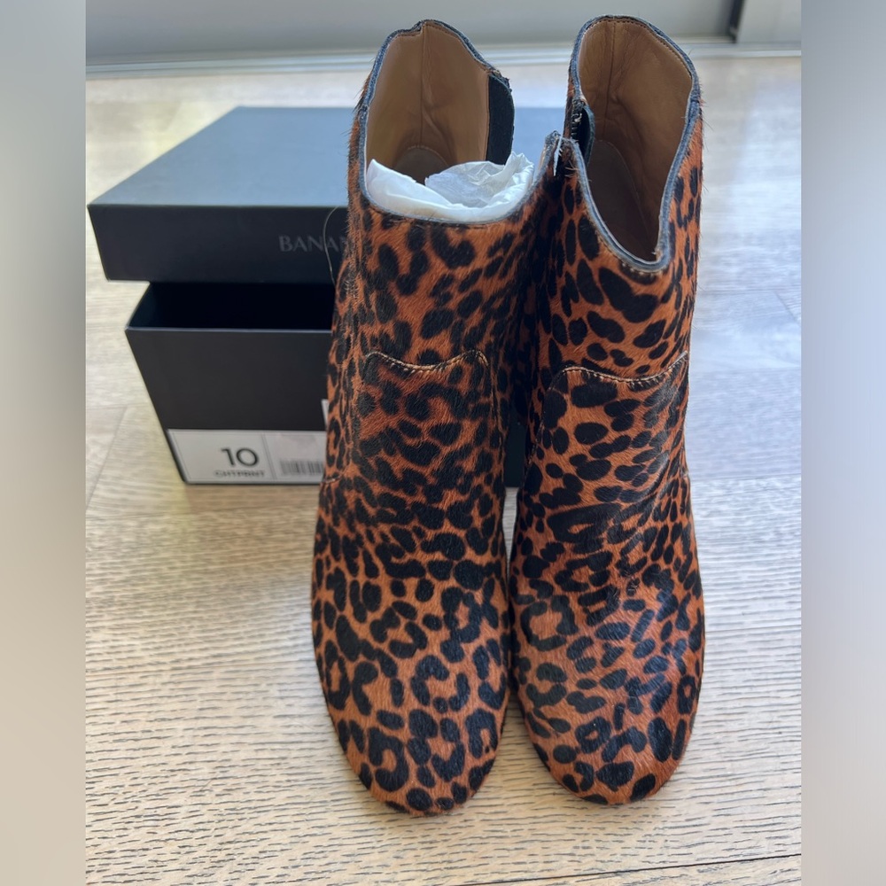 FABULOUS Perfect Mob Wife vibe!! size 10 cheeta /animal print boots